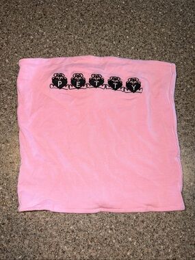 O’Mighty petty embroidered crop tube top y2k